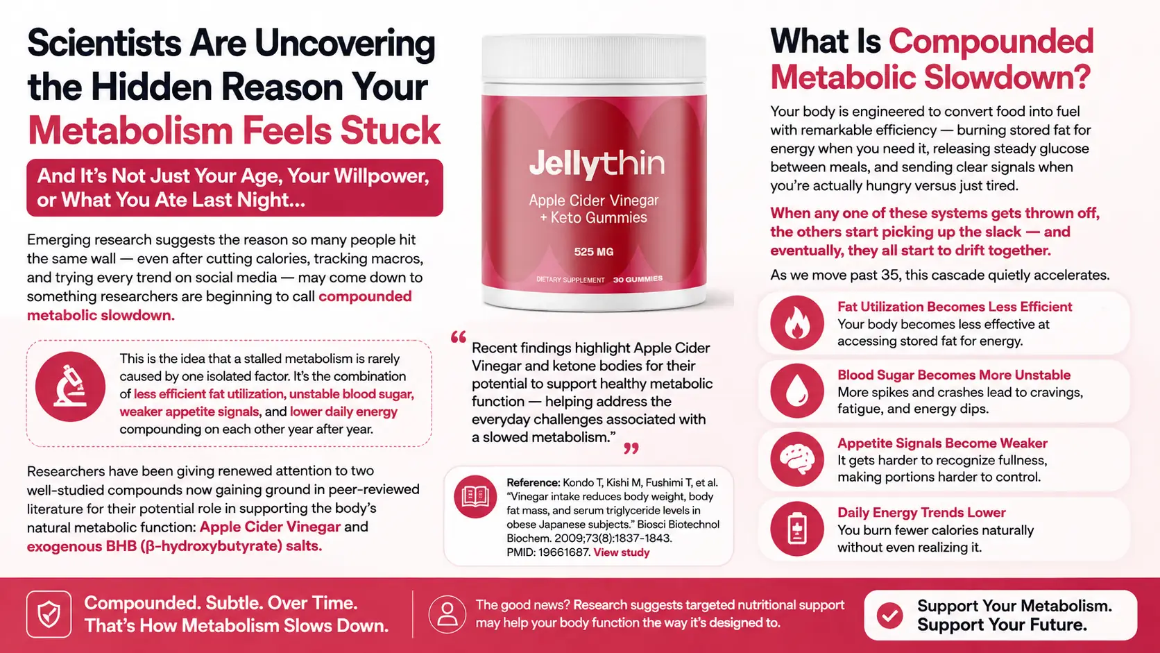 JellyThin synchronized metabolic decline dual pathway